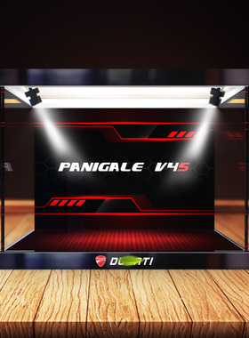 适用 机械组42202 杜卡迪 PanigaleV4S 摩托车亚克力高清收纳盒
