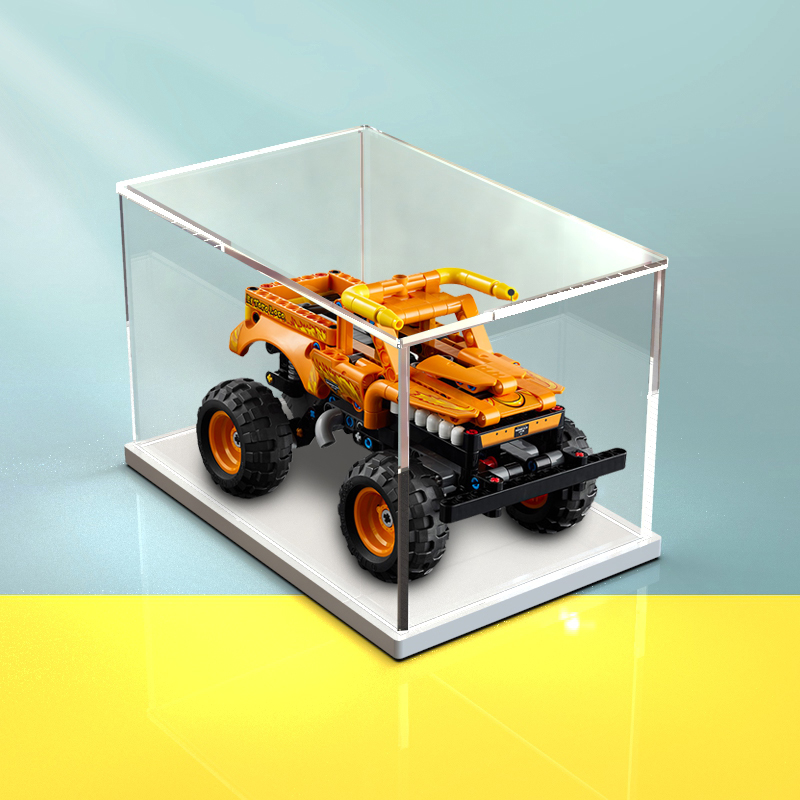适用乐高42135 公牛卡车机械组积木模型防尘罩亚克力展示收纳盒