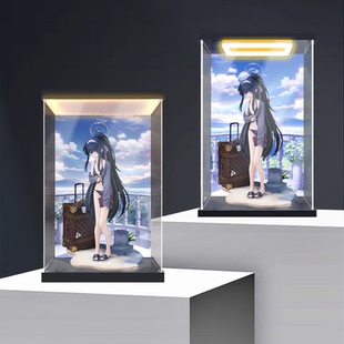 泳装 古关忧 手办模型高清防尘亚克力收纳盒 蔚蓝档案 适用Phat