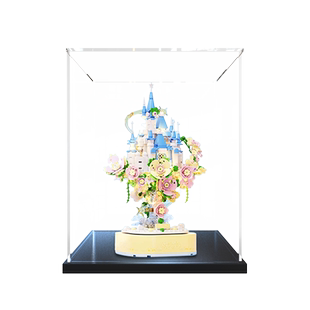 亚克力展示盒适用未及517203花予城堡手办收纳盒模型透明防尘盒