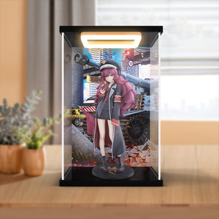 贝格宝适用APEX 蔚蓝档案 伊吕波 1/7比例手办模型灯光收纳盒防尘