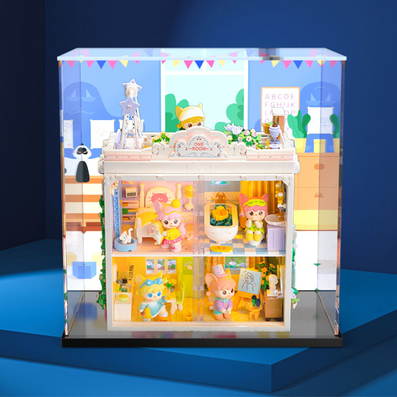 未及一间公寓系列街景拼装收纳盒