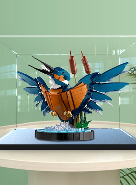 亚克力透明防尘罩适用乐高10331翠鸟积木展示盒模型玩具收纳盒