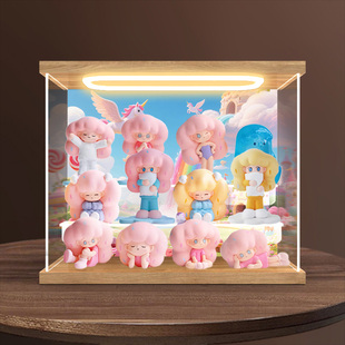 适用美拆x儿力力 一个人也很快乐 艺术家系列树脂盲盒 灯光收纳盒