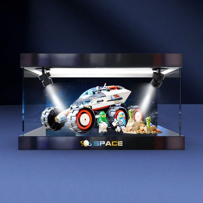 亚克力透明收纳盒 适用乐高60431 太空探测车玩具拼装积木透明