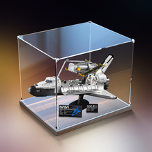 木质底收纳盒适用乐高10283NASA发现号航天飞机模型亚克力展示盒