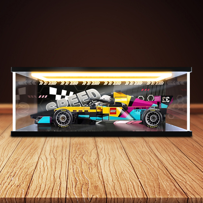 贝格宝适用77258 F1 ACADEMY超级赛车模型回型灯亚克力收纳盒防尘