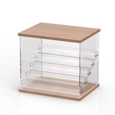 透明阶梯小摆件置物架吧唧手办奖牌陈列纪念币收纳架亚克力展示架