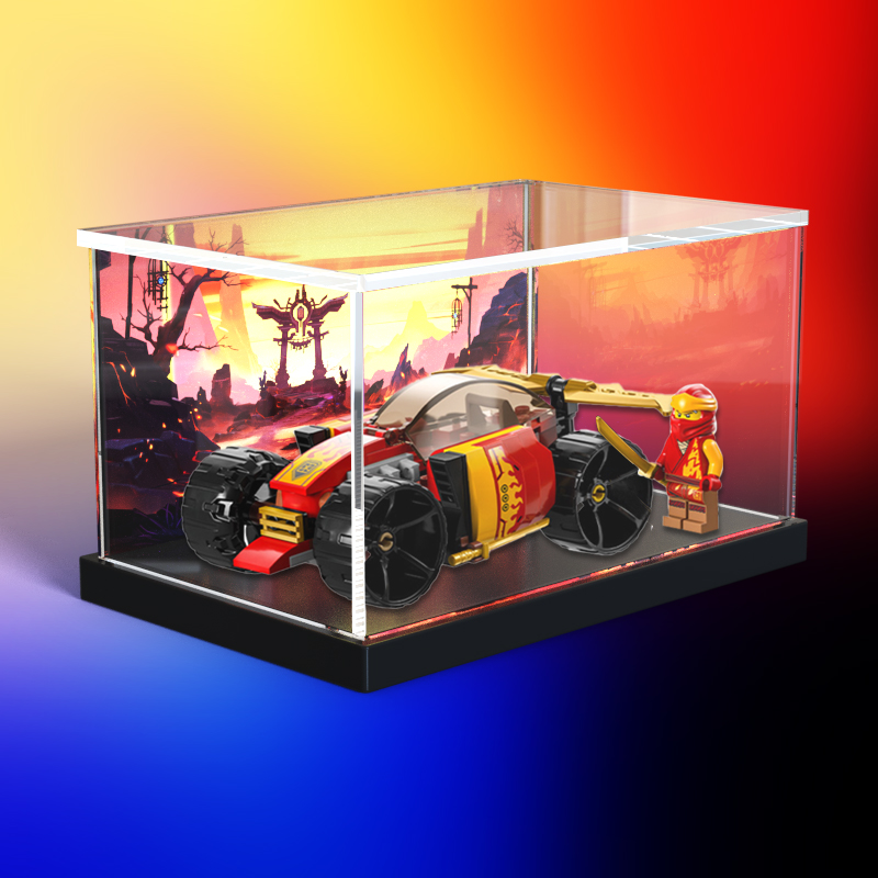 凯的炫酷忍者赛车EVO拼装收纳盒