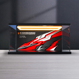 适用乐高42173柯尼塞格赛车跑车 Jesko Absolot灯光亚克力展示盒