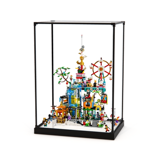 亚克力展示盒适用于乐高悟空小侠系列80054 万千城金属边框收纳盒