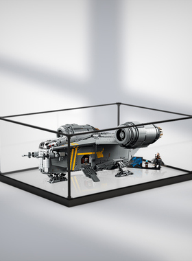 亚克力展示盒适用乐高星球大战系列75331 剃刀冠号模型合金收纳盒