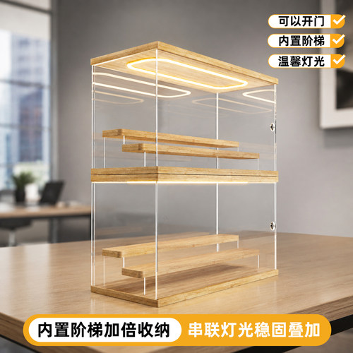 盒子收纳展示架透明亚克力
