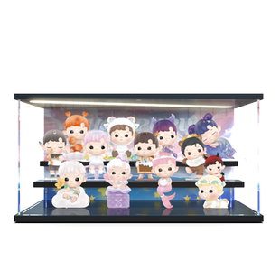 亚克力收纳盒适用泡泡玛特 HACIPUPU星座系列手办盲盒场景展示盒