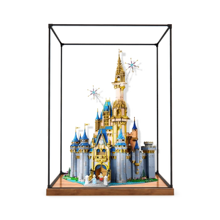 亚克力展示盒适用乐高43222灰姑娘城堡 玩具防尘罩手办收纳盒