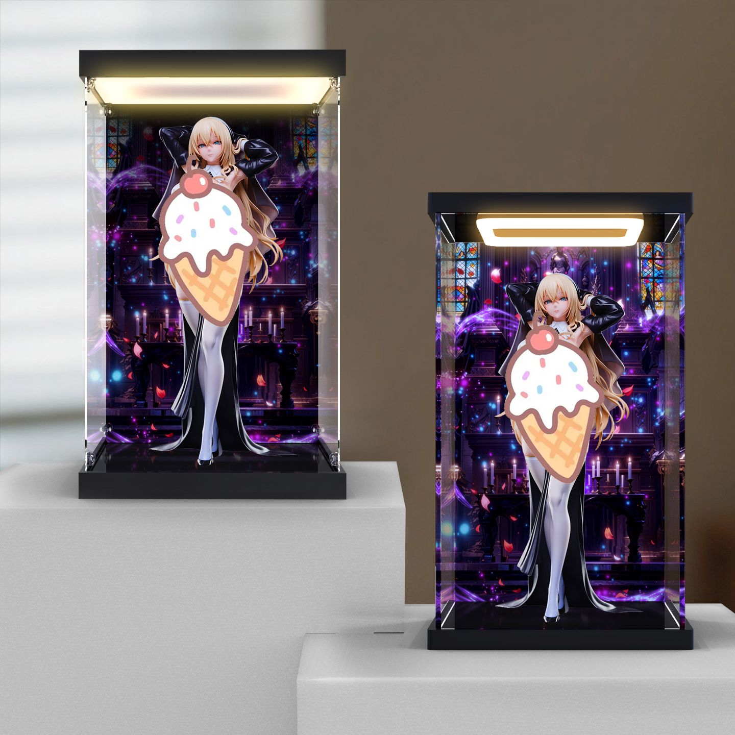 适用OMAHA 修女索菲亚（索菲亚·玛丽安娜） 手办亚克力展示盒