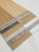 卡扣式 新型瓷砖地砖木C纹环锁扣地板地板贴SP石塑地板保仿胶仿木
