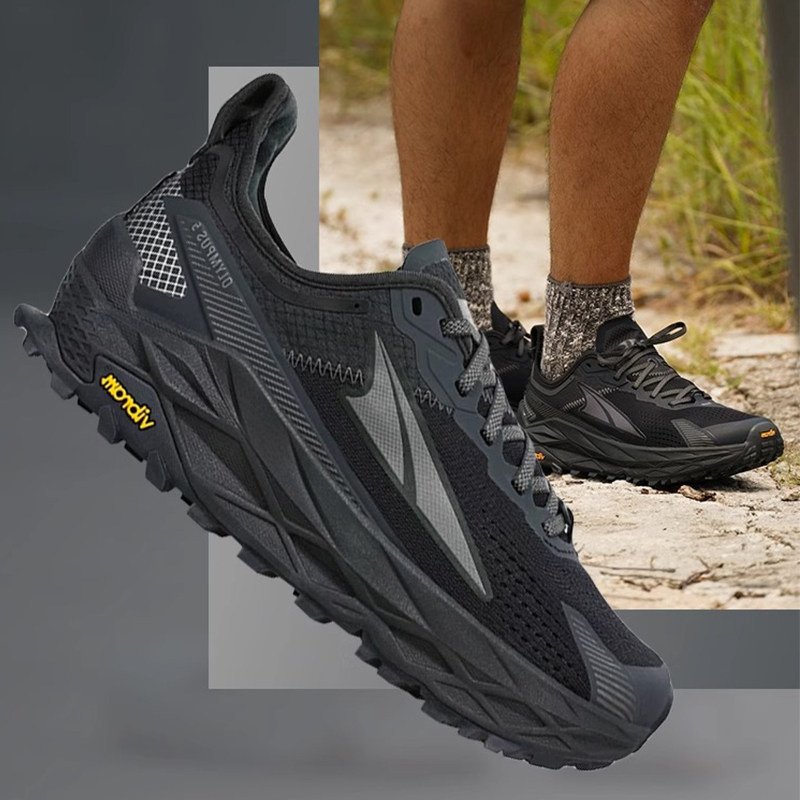 altra奥创新品越野跑鞋olympus 5防滑耐磨跑鞋男女缓震越野跑鞋