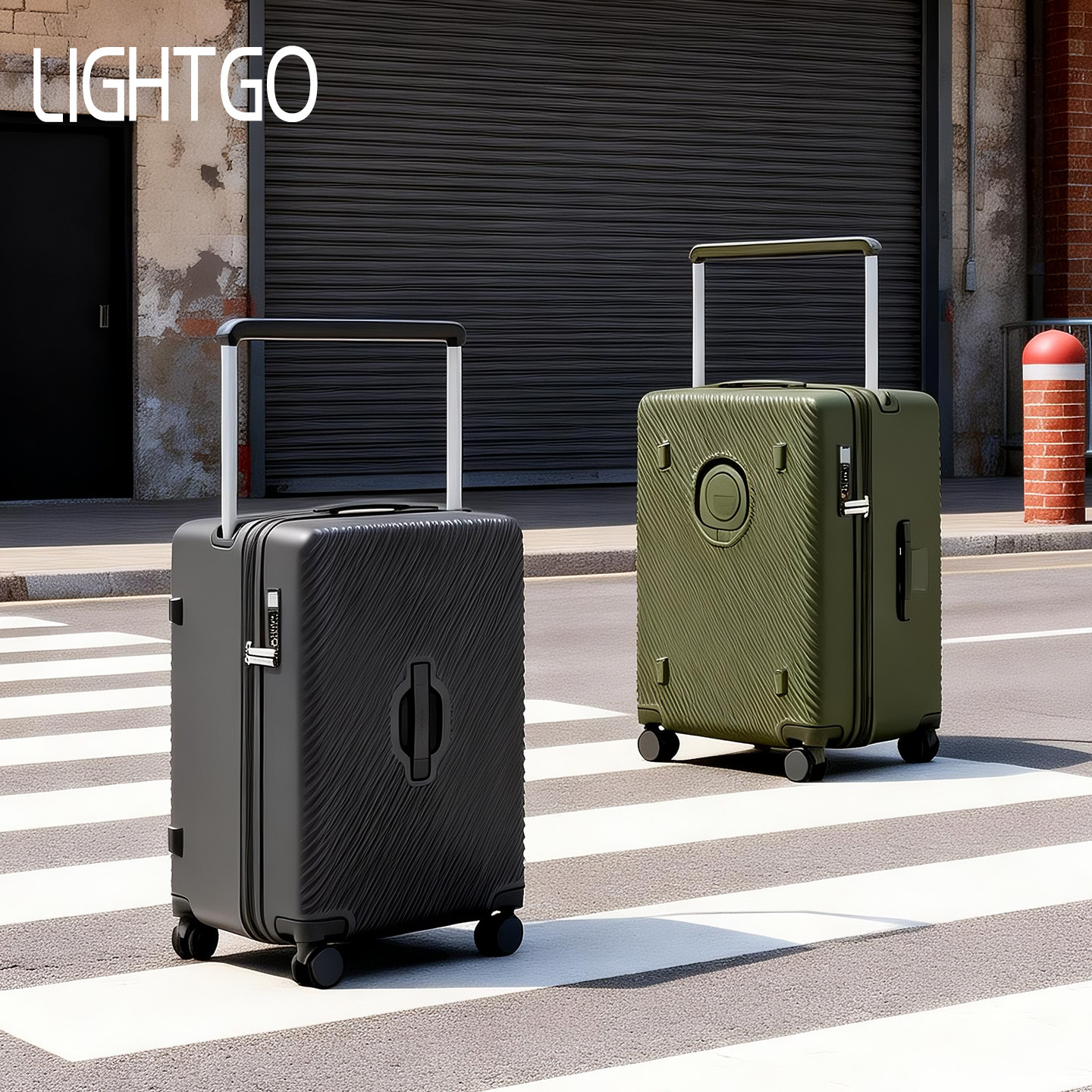 LIGHTGO「IDA奖」新款深仓行李箱女大容量多功能宽拉杆箱旅行皮箱