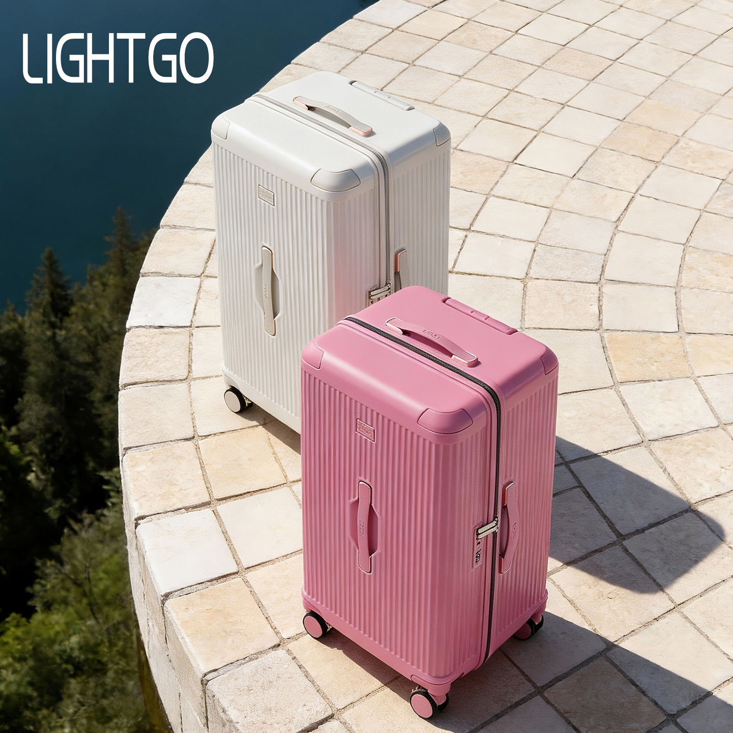 LIGHTGO超大容量深仓行李箱女