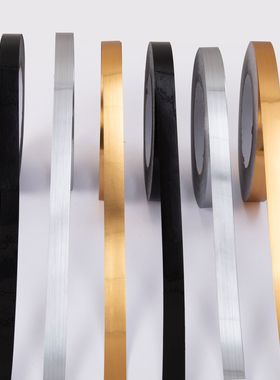 自粘美缝贴条衣橱柜门边框防水装饰金色黑色贴纸背景石膏线美边线