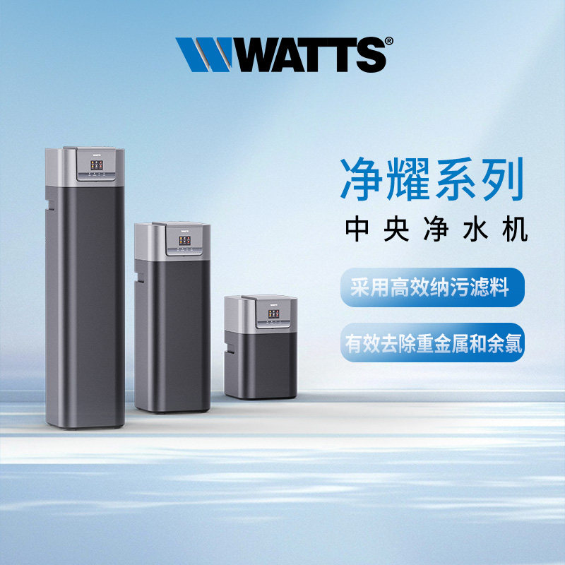 美国沃茨中央净水器全屋家用净化机大流量除水垢过滤RPF02