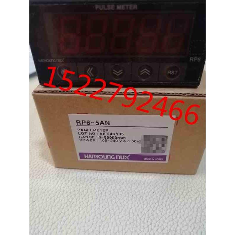 全新原装 韩国韩荣NUX面板表 转速表 RP6-5AN RP6