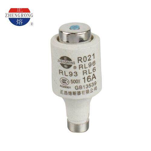 正浩熔断器R021 RL96螺旋式熔芯熔断体熔芯RL93陶瓷熔断器保险丝
