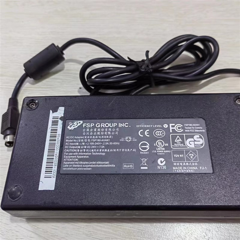 全汉原装FSP180-AXAN1电源适配器24V7.5A交换机屏显开关四针变压图片