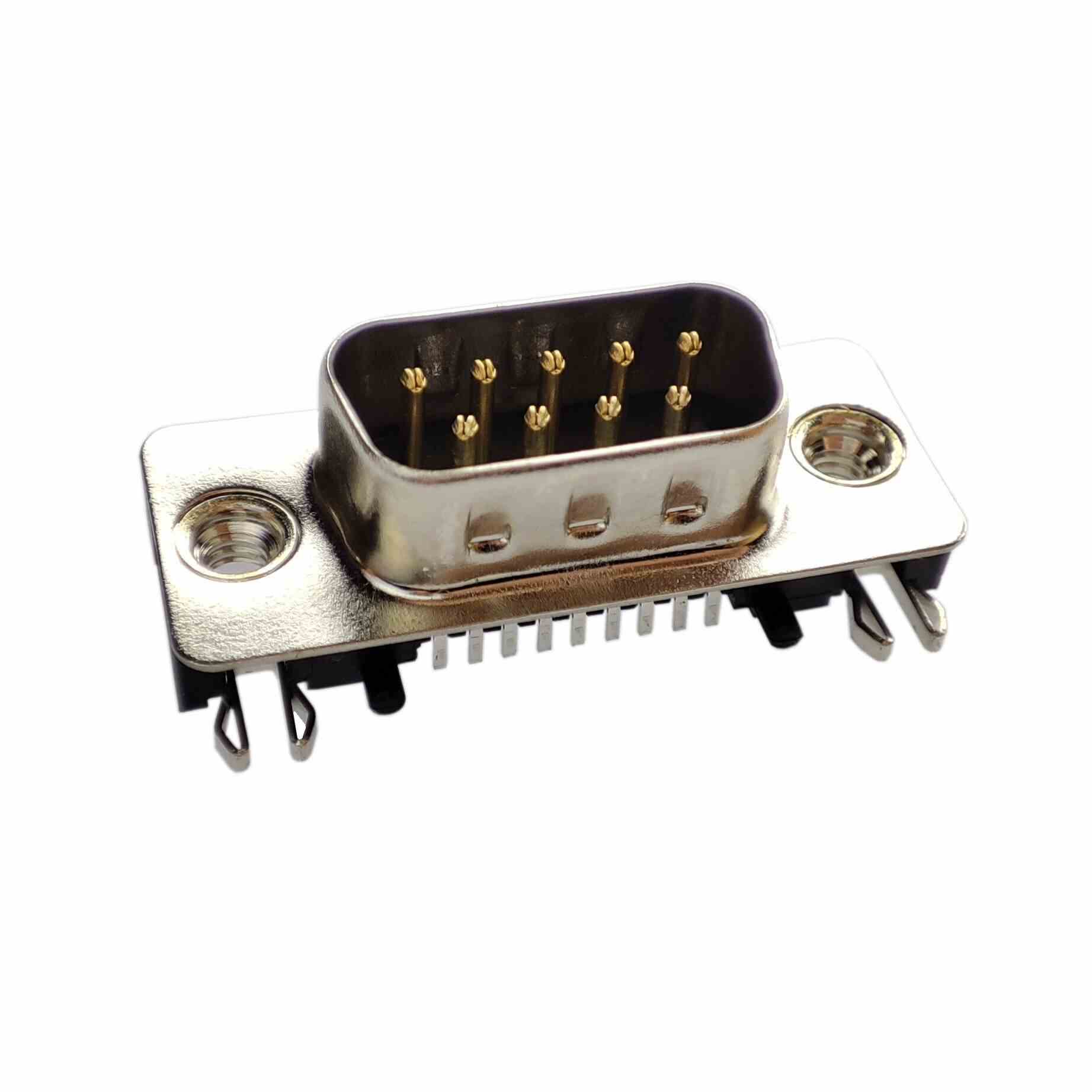 DE09-PS-24-LPJ ADAM D-SUB 9P贴片直角公头 全新 原装