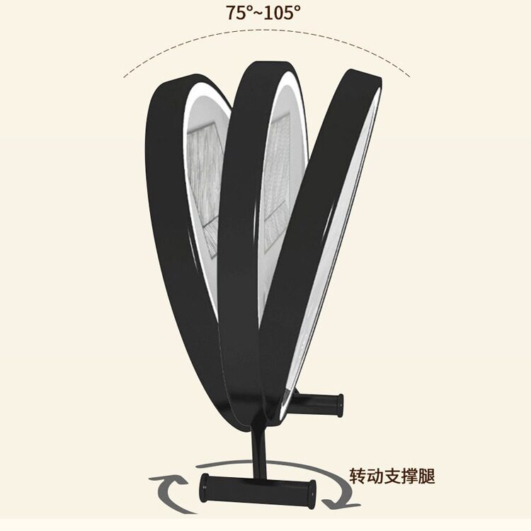 智能led化妆镜带灯女生卧