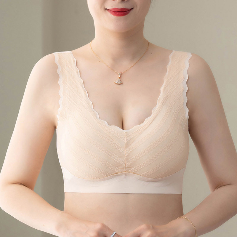 妈妈专用内衣女大码美背
