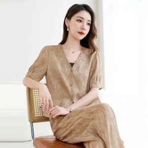 62599792 邢康莉甄选 水墨佳人桑蚕丝真丝气质时尚 小衫