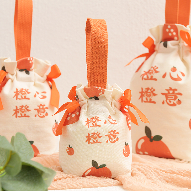 帆布袋手提礼品袋糖果包装袋