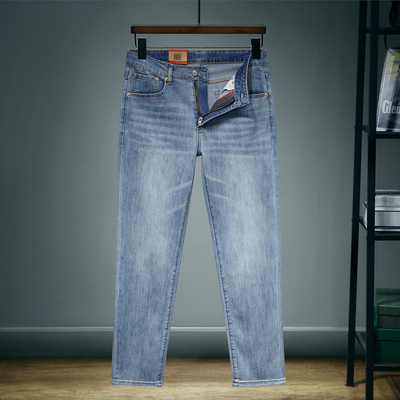511百搭直筒修身男士501牛仔裤