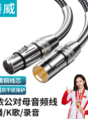 臻威（ZHENWEI）卡侬音频线公对母 麦克风话筒线调音台平衡卡农线