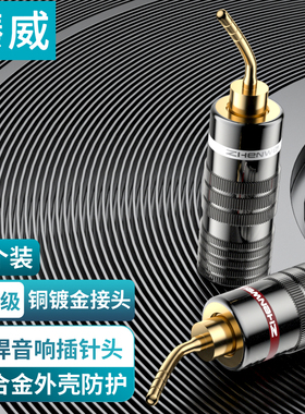 臻威(ZHENWEI)免焊音响插针（两个装）