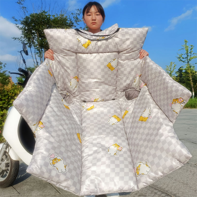 风在旁高围脖宽侧翼加厚绒挡风被