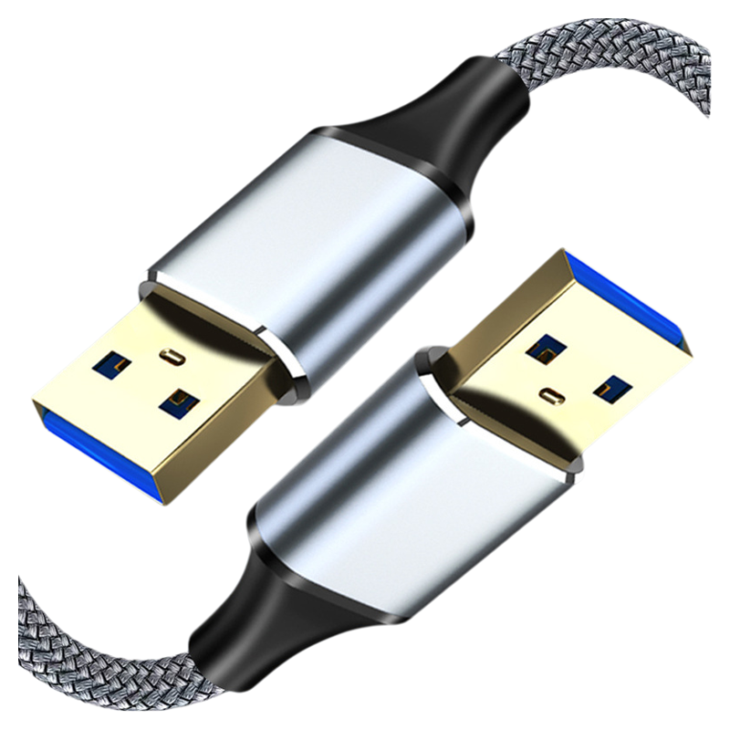 8米5米双头usb3.0数据线公对公双公头连接延长线转传输移动硬盘盒笔记本电脑散热器板刷机转接车载二两头接口