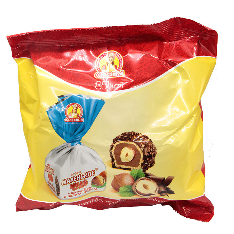 俄罗斯食品蓝奶罐糖喜糖斯拉夫巧克力榛子仁夹心糖500g零食,零食/坚果/特产,传统糖果,淘宝优惠券,粉丝福利购,淘宝优惠卷