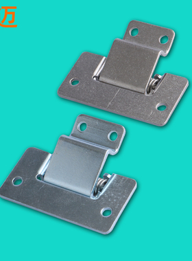 DB128不锈钢弹簧铰链配电箱折弯合页电柜箱铰链HL128回位弹力铰链