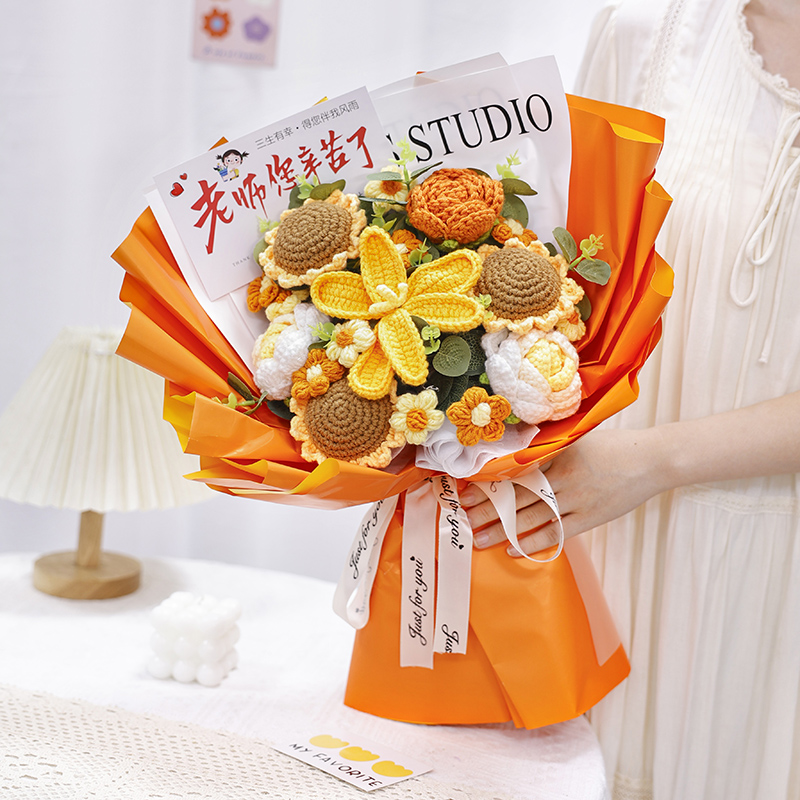 教師節禮物送老師新款手捧花