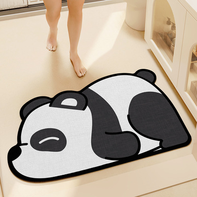 Cartoon Cat Door Mat Non Slip Welcome Home Print Floor Mat