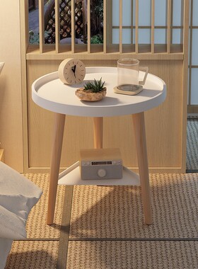 Bay window small tea table northern Europe small round table