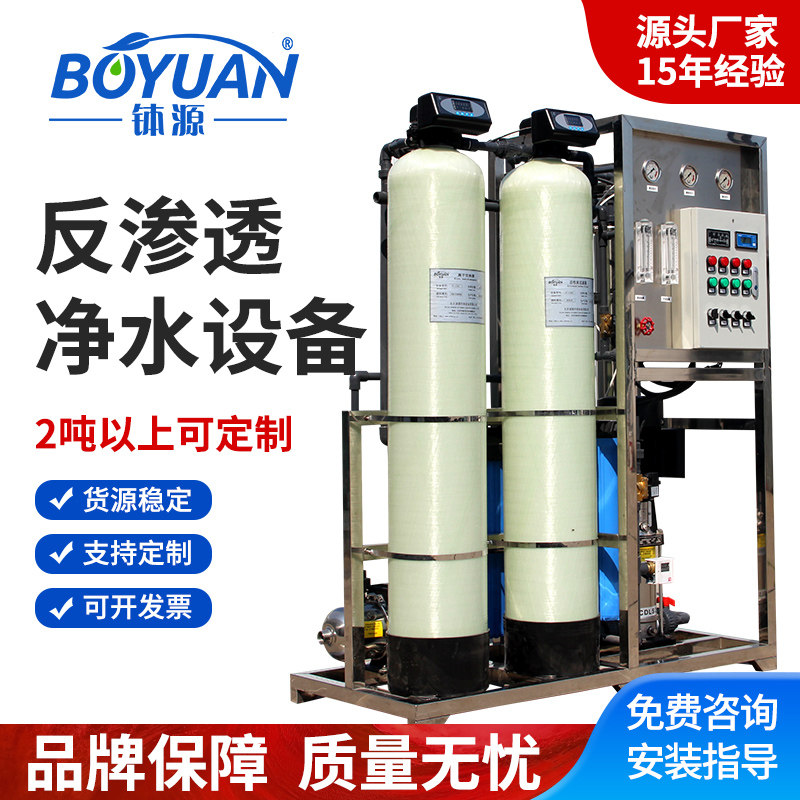 水处理RO反渗透纯净水设备直饮水系统EDI超纯水工业双级逆渗透