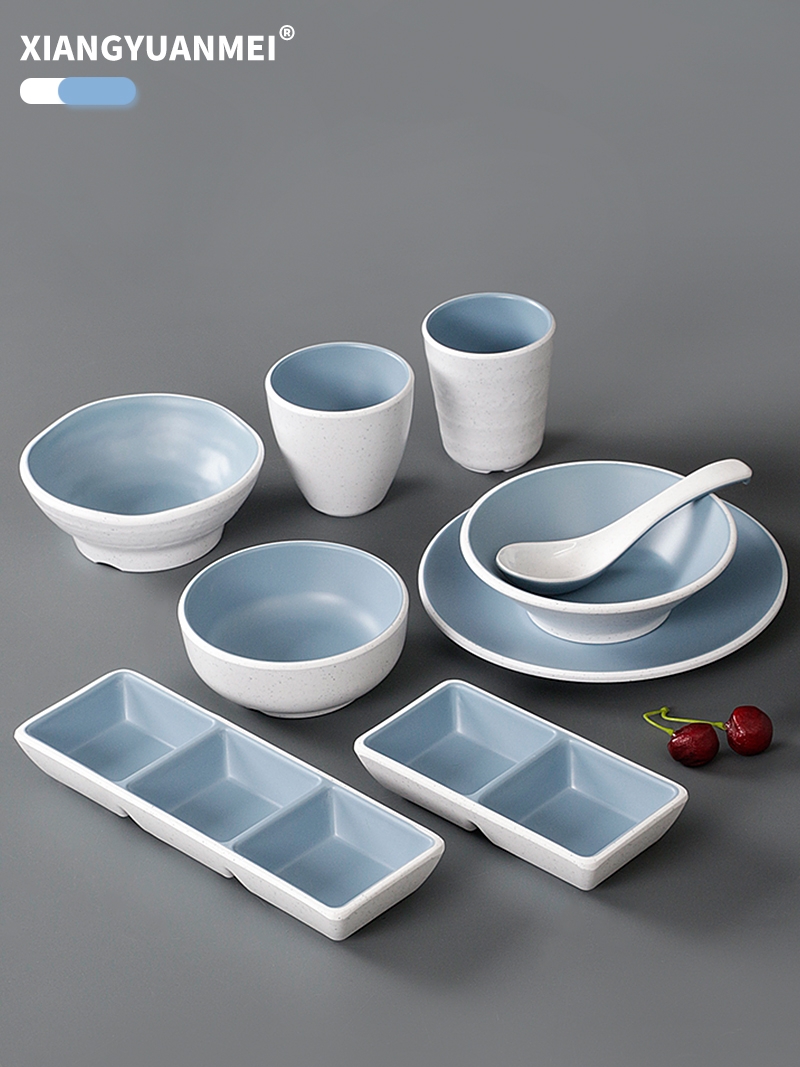 密胺调料碗小汤碗杯子勺餐具