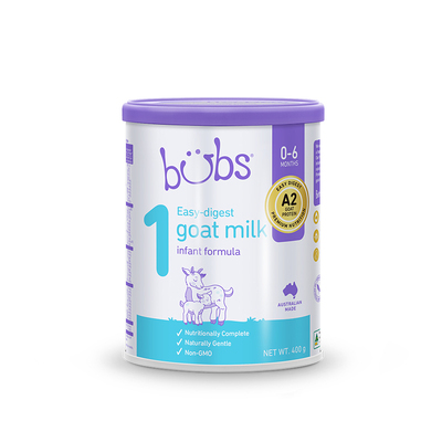 26.05月bubs羊奶粉一段小罐400g装