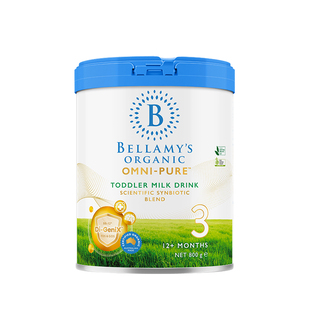 贝拉米OMNI-PURE有机婴儿配方奶粉3段 12个月+ 800g/罐 卓越版
