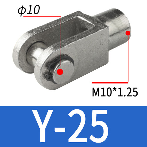 SC气缸配件附件大全I型Y型接头前叉浮动万向鱼眼轴承接头M16*1.5