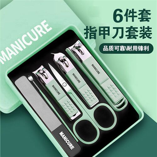 指甲刀套组全套家用单个指甲刀防飞溅指甲钳修脚神器斜口指甲剪刀
